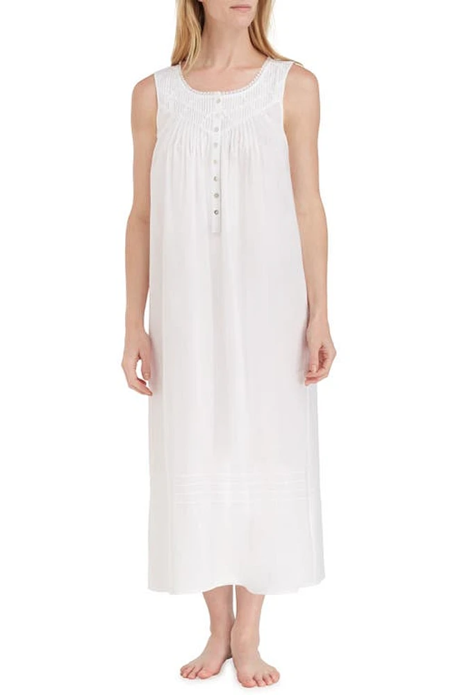 Eileen West Cotton Lawn Ballet Nightgown Solid at Nordstrom,