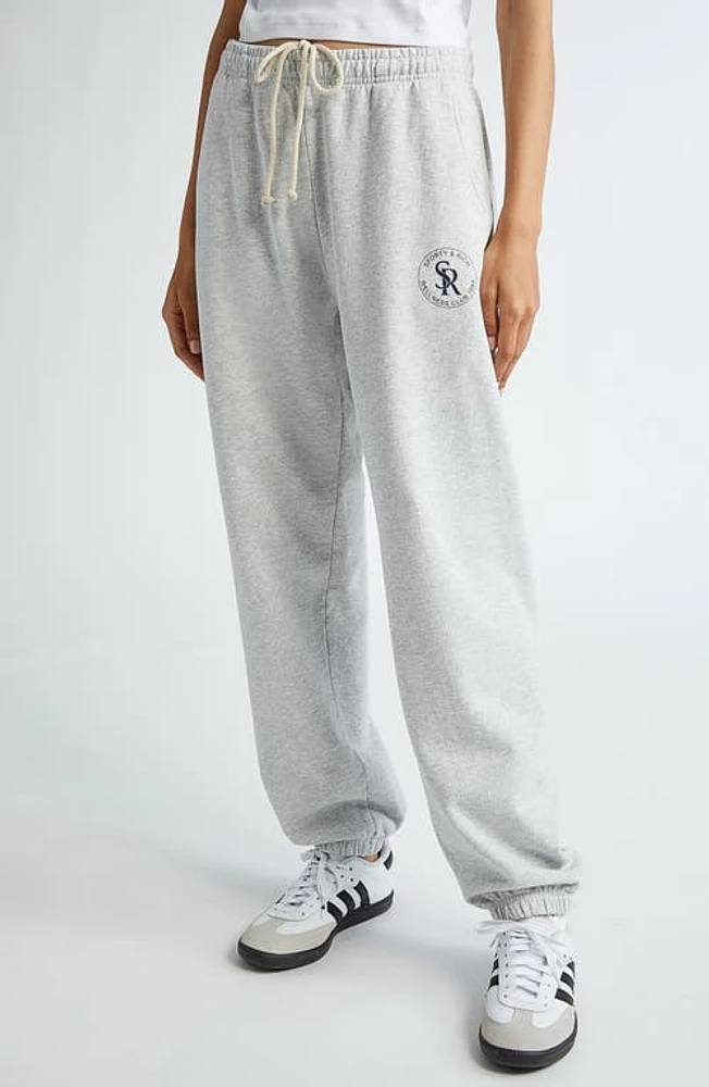 Sporty & Rich Graphic Sweatpants Heather Gray at