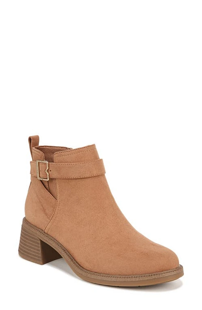 Dr. Scholl's Retrospect Block Heel Bootie Brown at Nordstrom,