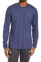 The Normal Brand Mountain Bear Long Sleeve Graphic Tee Navy at Nordstrom,