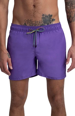 Bugatchi Solid Swim Trunks at Nordstrom,