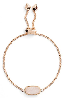 Kendra Scott Elaina Bracelet in Iridescent Drusy/Rose Gold at Nordstrom