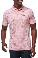 TravisMathew Coconut Palm Polo Heather Blush at Nordstrom,