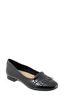 Trotters Greyson Kiltie Flat Black Patent at Nordstrom,