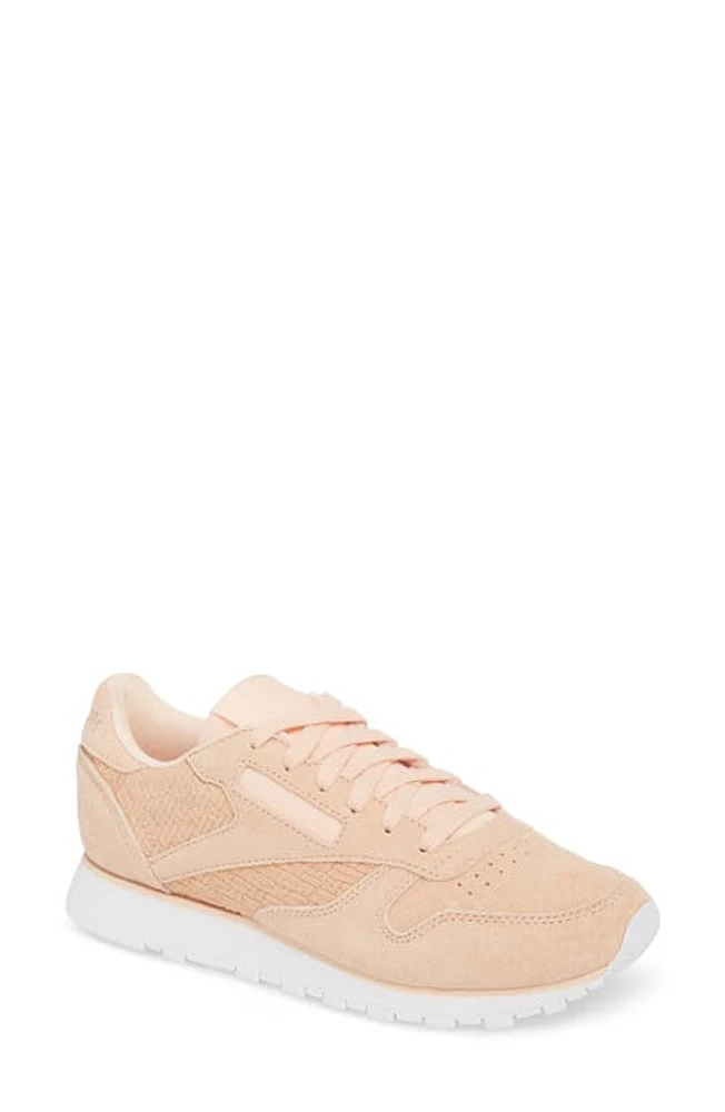 Reebok x Maison Margiela Classic Leather Sneaker in Desert Dust/White at Nordstrom, Size 10