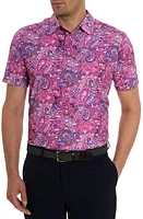 Robert Graham Golden Paisley Performance Golf Polo at Nordstrom,