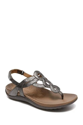 Rockport Cobb Hill 'Ramona' Slingback Sandal Pewter/Pewter at Nordstrom,