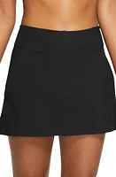 Nike Dri-FIT Bliss Training Skort Black/Clear at Nordstrom,