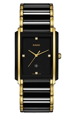 RADO Integral Diamond Ceramic Bracelet Watch