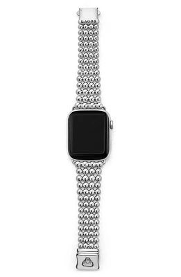 LAGOS Smart Caviar Apple Watch Watchband in Silver at Nordstrom