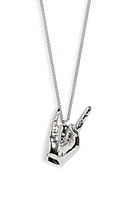 Y/Project Men's Mini Rock-On Pendant Necklace in Silver at Nordstrom