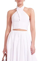 STAUD Kai Crop Halter Top at Nordstrom,