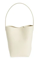 The Row Small Park North/South Leather Tote in Ivory at Nordstrom