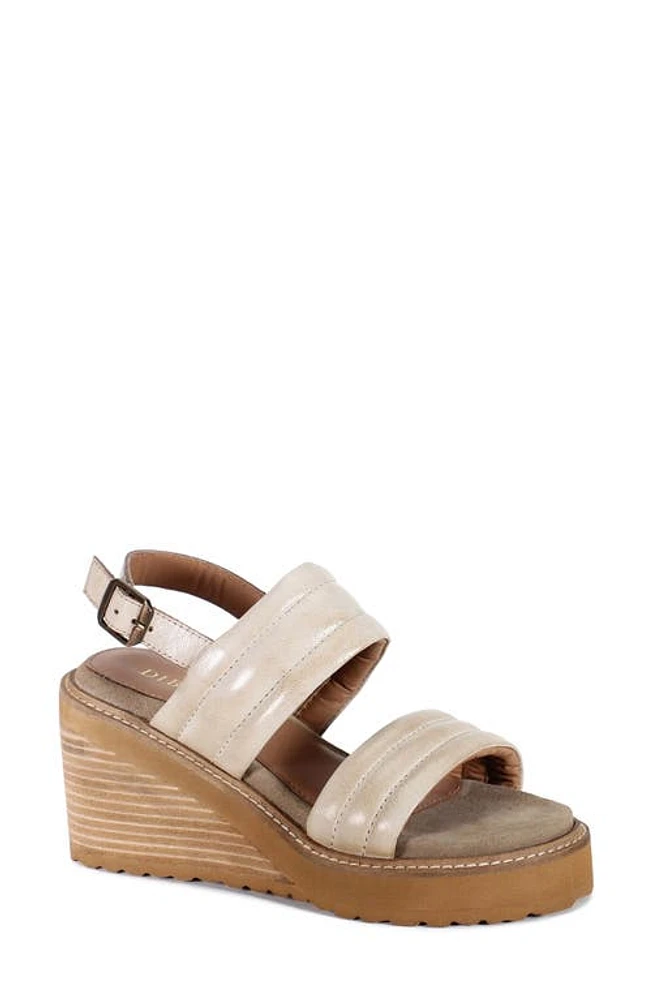 Diba True Car Pool Wedge Sandal Beige at Nordstrom,