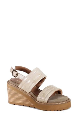 Diba True Car Pool Wedge Sandal Beige at Nordstrom,