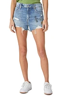 Lucky Brand Legend Graphic Mid Rise Cutoff Denim Boyfriend Shorts Let Us Grow at Nordstrom,