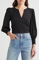 Nation LTD Flora Long Sleeve Cotton Peasant T-Shirt at Nordstrom,