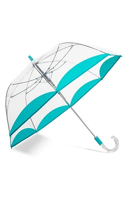 ShedRain Clear Dome Bubble Umbrella in Turquoise at Nordstrom