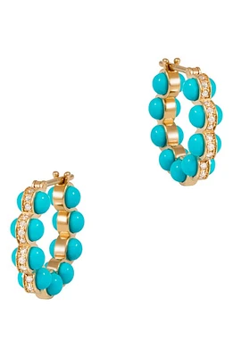 L'Atelier Nawbar The Atom Hoop Earrings in Cobalt at Nordstrom