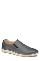 Johnston & Murphy McGuffey Slip-On Sneaker Gray Oiled Full Grain at Nordstrom,