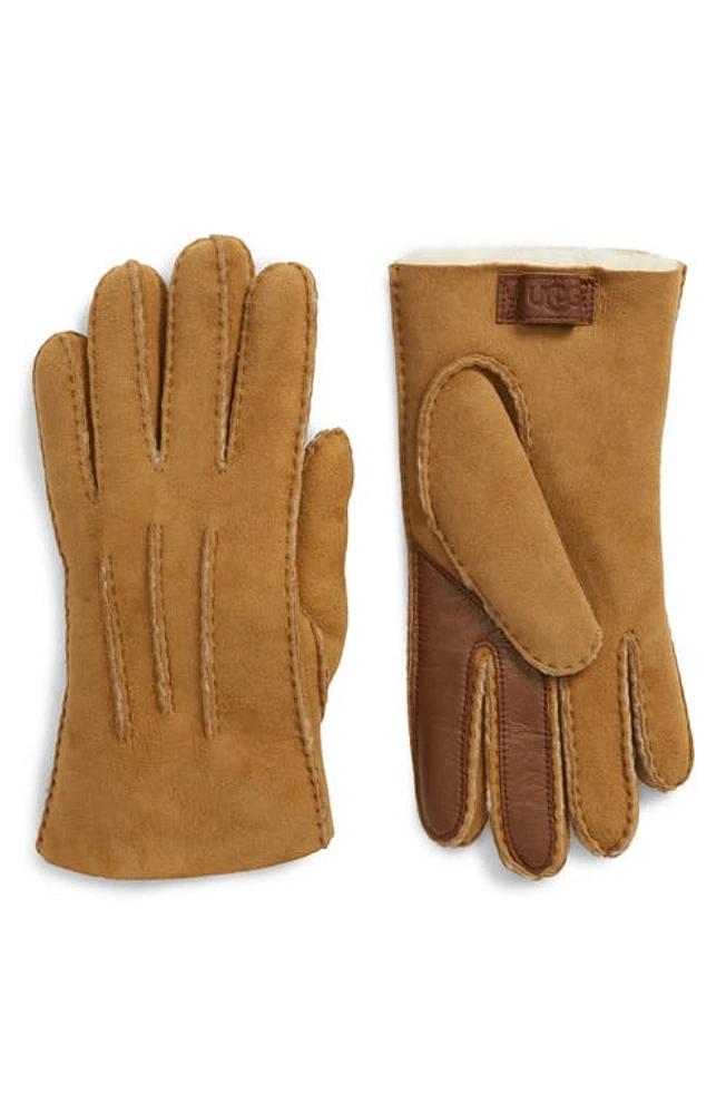 UGG(r) Genuine Shearling Tech Gloves at Nordstrom,