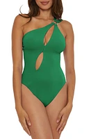 Soluna One-Shoulder Cutout One-Piece Swimsuit at Nordstrom,