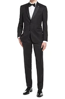 Ted Baker London Jenner Slim Fit Notch Lapel Wool & Mohair Tuxedo Black at Nordstrom,