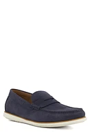 Dune London Berkly Penny Loafer Navy at Nordstrom,