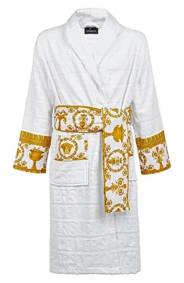 Versace Barocco Terry Robe White at Nordstrom,