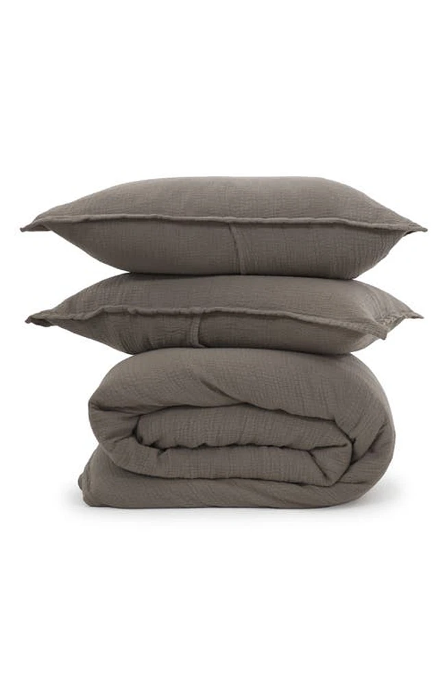 Pom Pom at Home Waverly Duvet Cover & Sham Set in Pebble at Nordstrom