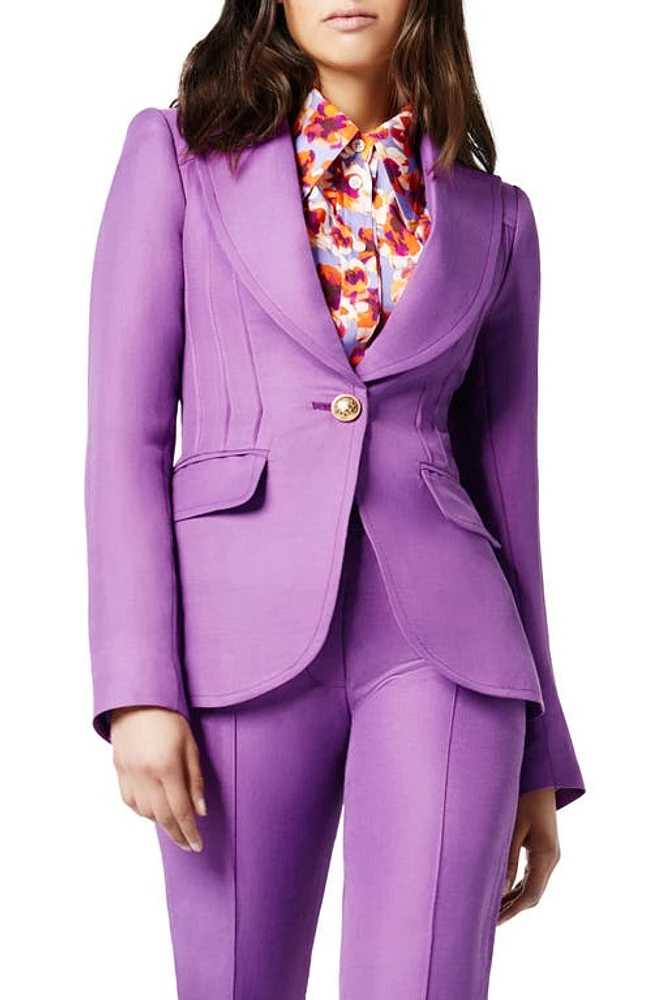 Smythe Pintuck Blazer Violet at Nordstrom,