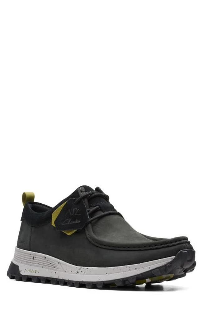 Clarks(r) ATL Trek Wally Waterproof Chukka Sneaker Black Nubuck at Nordstrom,