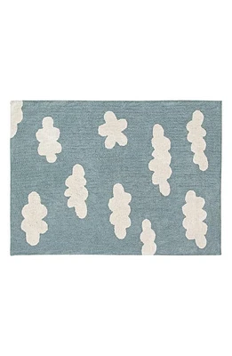 Lorena Canals Clouds Rug in Clouds Vintage Blue at Nordstrom