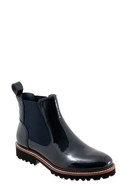 SoftWalk Indy Chelsea Boot Navy Patent at Nordstrom,