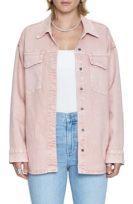 Pistola Mandy Oversize Shirt Jacket Mellow Rose Snow at Nordstrom,