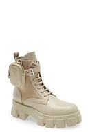 Prada Monolith Mini Bag Lug Sole Combat Boot Deserto at Nordstrom,