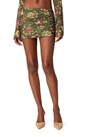 EDIKTED Orchard Floral Lace Miniskirt Mix at Nordstrom,