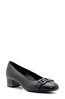 ara Gallant Chain Pump Black Smooth at Nordstrom,