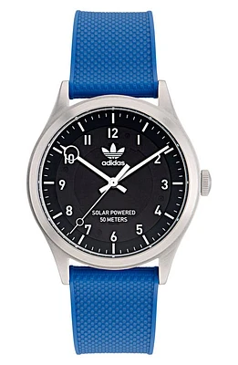 adidas Resin Strap Watch in Blue at Nordstrom