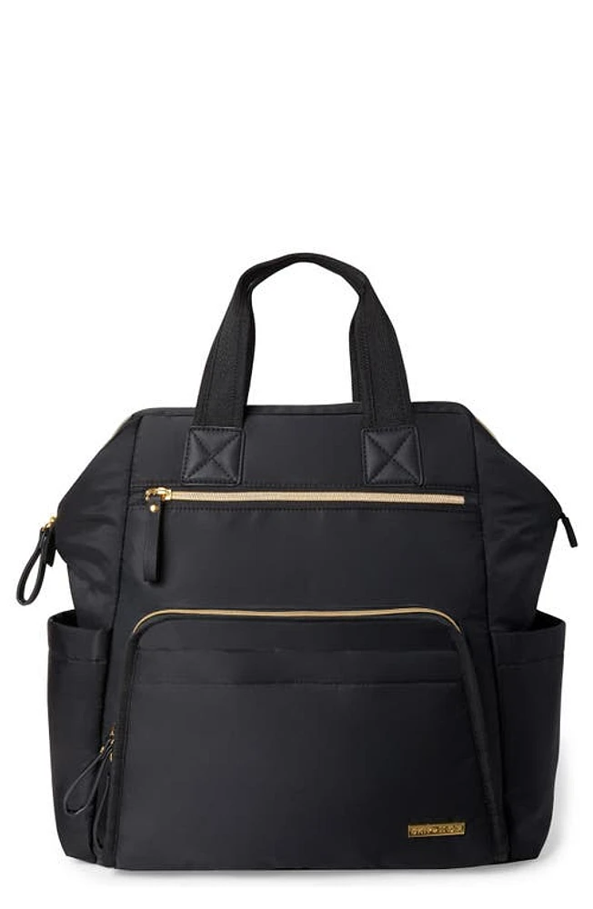 Skip Hop Mainframe Wide Open Diaper Backpack in Black at Nordstrom