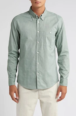 BOSS Roan Solid Button-Down Shirt Open at Nordstrom