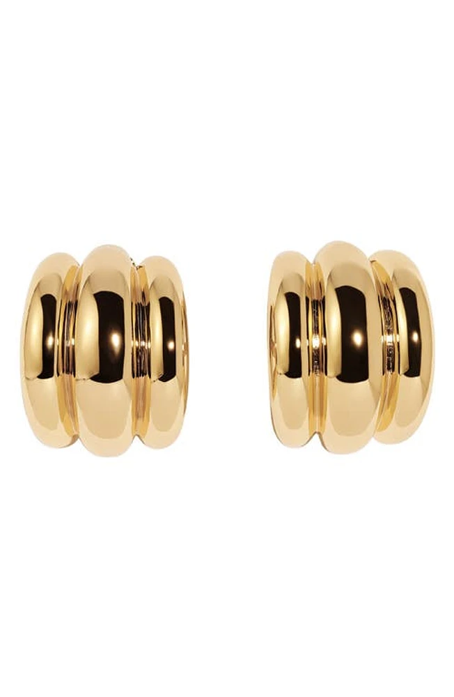 LILI CLASPE Elsa Shield Half Hoop Earrings in Gold at Nordstrom