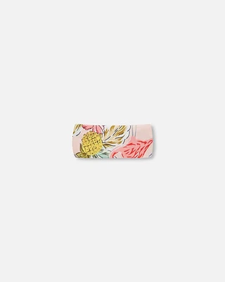 Deux Par Deux Baby Girl's Swimwear Headband Printed Flamingo at Nordstrom, Size X-Small