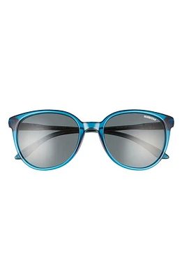 Smith Cheetah 54mm Polarized Round Sunglasses in Cool Blue/Polarized Gray at Nordstrom