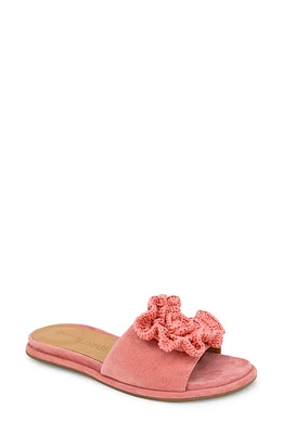 GENTLE SOULS BY KENNETH COLE Lucy Slide Sandal Poppy Suede at Nordstrom,