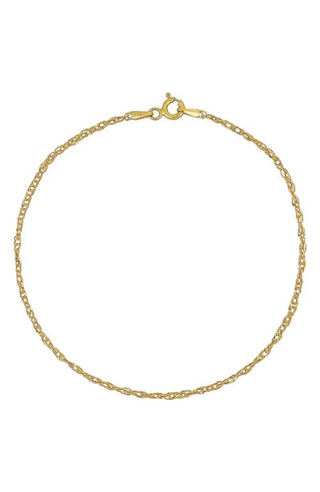 Bony Levy 14K Gold Chain Bracelet Yellow at Nordstrom