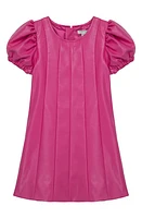 Habitual Kids Kids' Puff Sleeve Faux Leather Dress at Nordstrom,