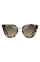 Maui Jim Wood Rose 50mm Polarized Cat Eye Sunglasses in Tokyo Tortoise With Gold at Nordstrom