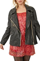 Free People We the Jealousy Leather Moto Jacket at Nordstrom,