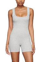 SKIMS Stretch Cotton Rib Romper at Nordstrom,